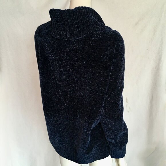 Navy Blue Super Soft Sweater - Picture 2 of 4